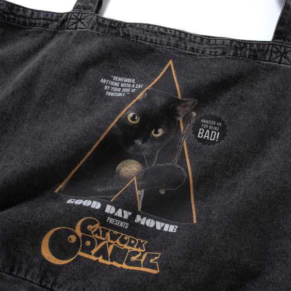 (ZB558) Catwork Movie Washed Tote Bag