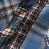 (ST469) Check Patchwork Shirt