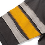 (TP1662) College Crop Sleeve Panel Tee