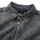 (ST473) Heavy Wash Denim Boro Shirt