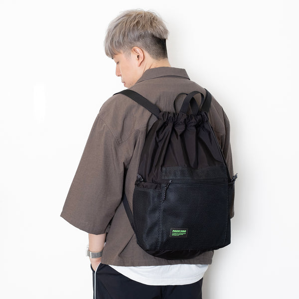 (BA538) 2 Way Drawstrings Bag