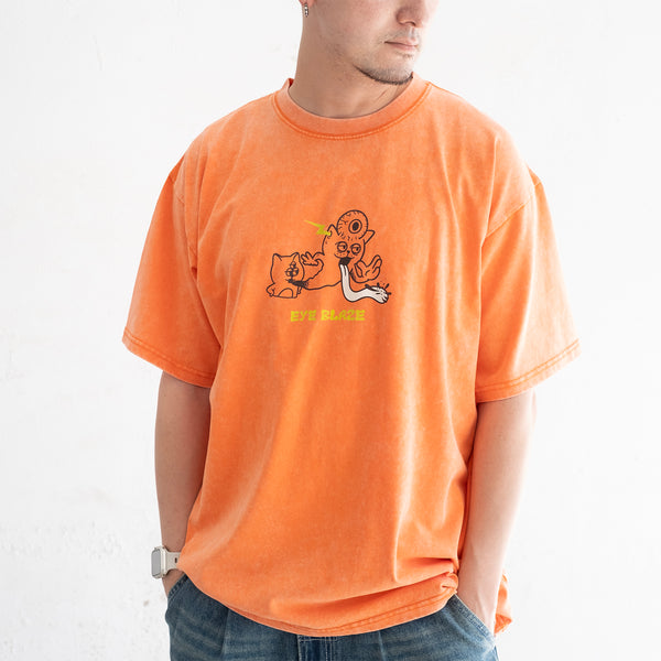 (ZT1751) Ghost Cat Graphic Tee