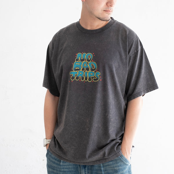 (ZT1754) No Bad Trips Graphic Tee