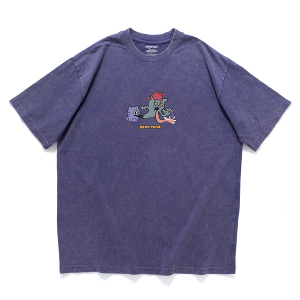 (ZT1751) Ghost Cat Graphic Tee