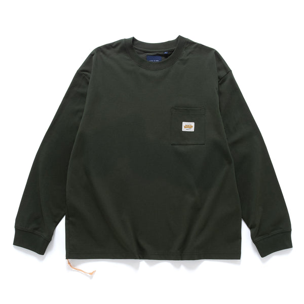 (YT1713) Anti Odor Drawstrings Long Sleeve Tee