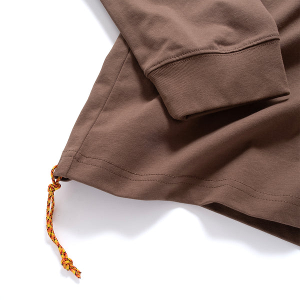 (YT1713) Anti Odor Drawstrings Long Sleeve Tee