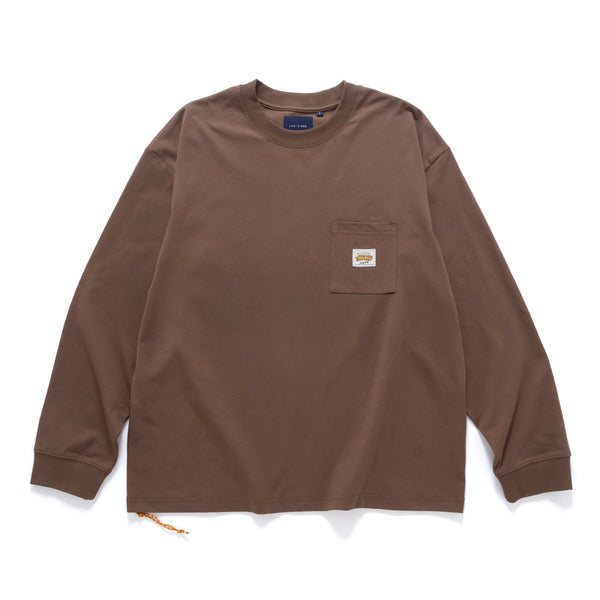 (YT1713) Anti Odor Drawstrings Long Sleeve Tee