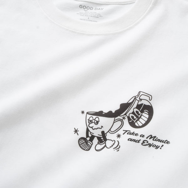(ZT1755) Coffee Power Graphic Tee