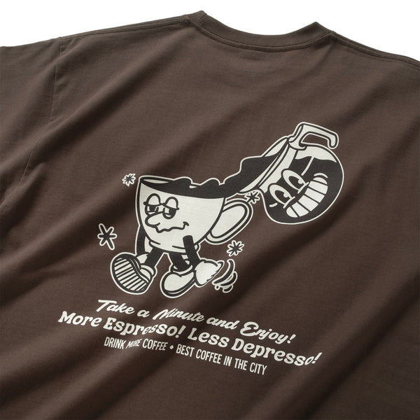(ZT1755) Coffee Power Graphic Tee