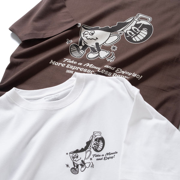 (ZT1755) Coffee Power Graphic Tee