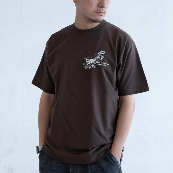 (ZT1755) Coffee Power Graphic Tee