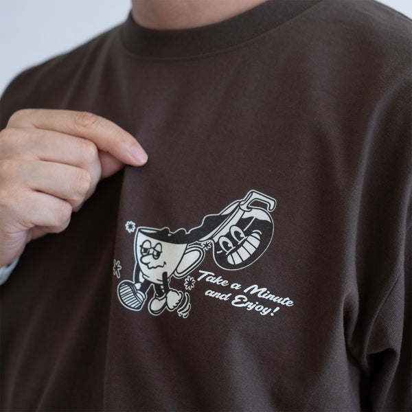 (ZT1755) Coffee Power Graphic Tee