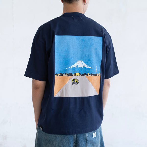 (ZT1759) Fuji Camping Patchwork Pocket Tee