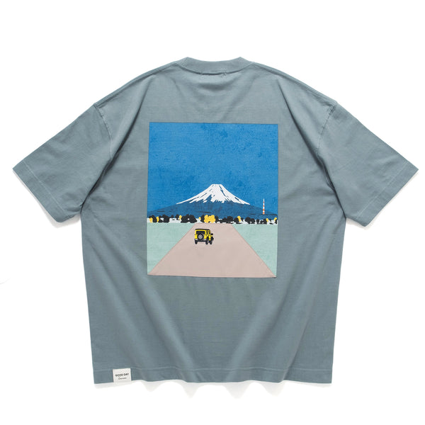 (ZT1759) Fuji Camping Patchwork Pocket Tee