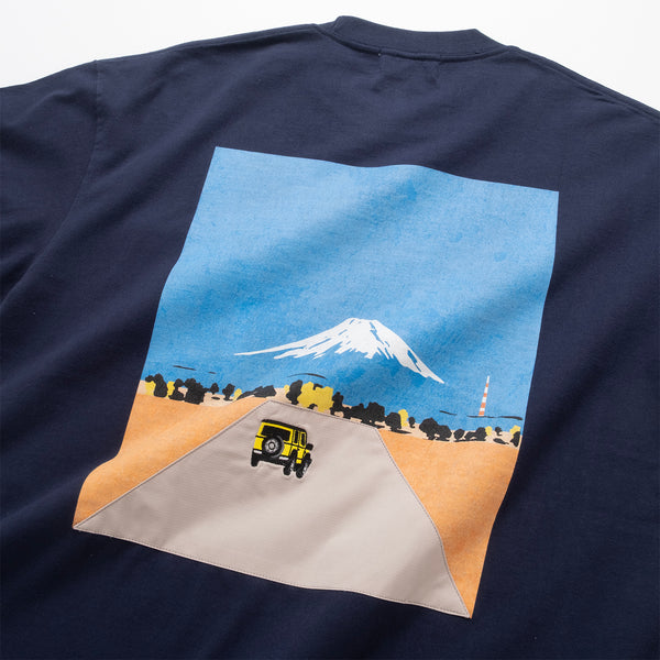 (ZT1759) Fuji Camping Patchwork Pocket Tee