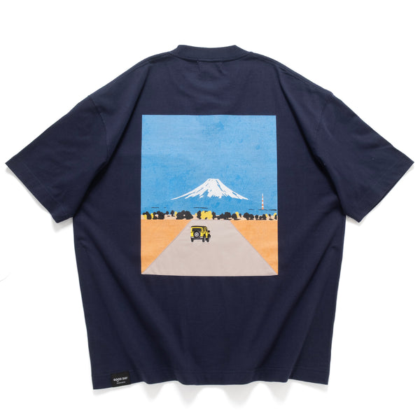(ZT1759) Fuji Camping Patchwork Pocket Tee