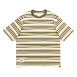 (TP1663) Stripes Drawstring Tee