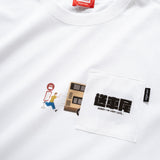 (EX636) Missed Bus Graphic Pocket Tee