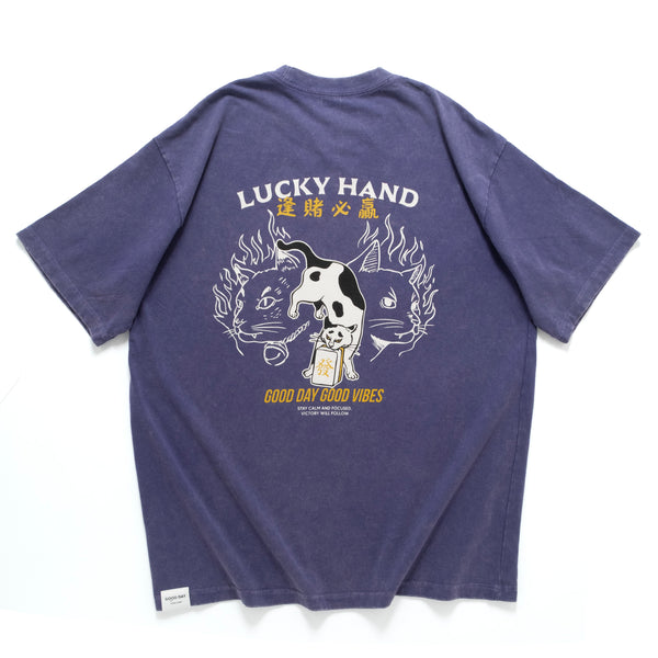 (ZT1766) Lucky Hand Graphic Tee