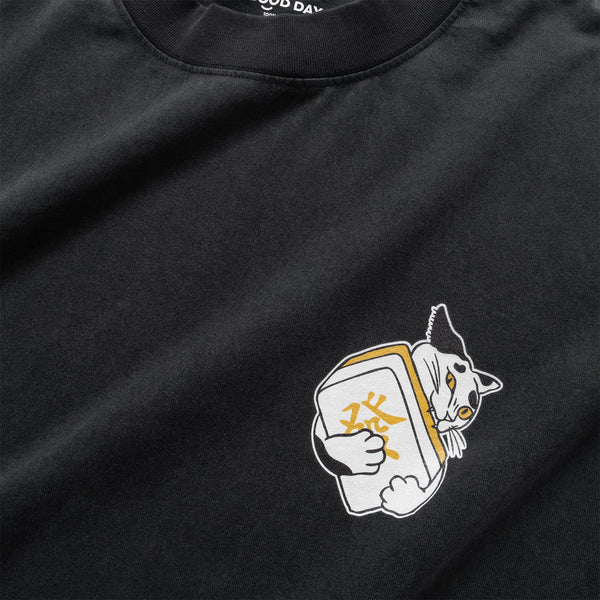 (ZT1765) Lucky Hand Graphic Long Sleeve Tee