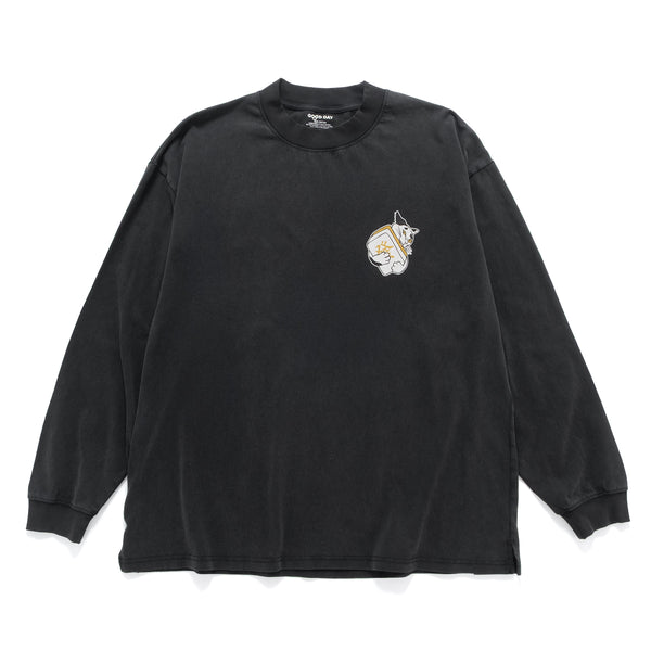 (ZT1765) Lucky Hand Graphic Long Sleeve Tee