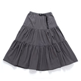(DS027) Belted Tiered Dress
