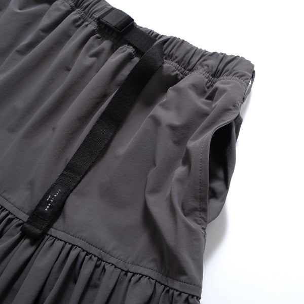 (DS027) Belted Tiered Dress