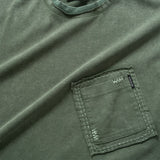 (TP1702) Washed Hand Stitch Pocket Tee