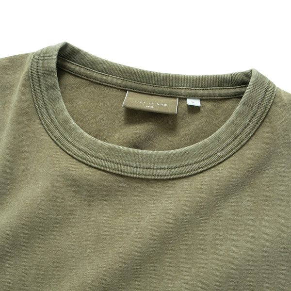 (TP1703) Washed Fake Layer Tee