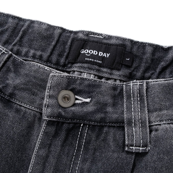 (SP419) 洗水過膝牛仔短褲