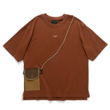 (TP1671) 仿斜孭小袋Tee