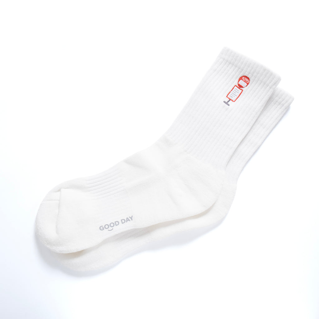 (EX640) Graphic Embroidery Socks