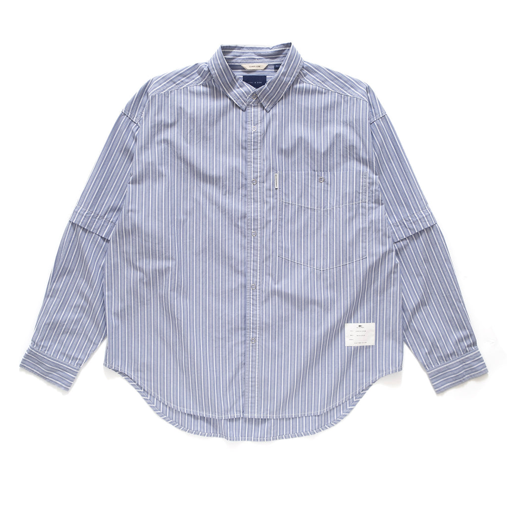 (ST307) 2 Way Stripe Shirt