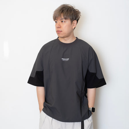 (TP1737) Flock Print Message Tee