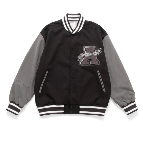 (JK407) 拼色棒球外套