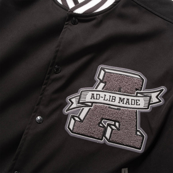 (JK407) 拼色棒球外套