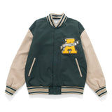 (JK407) 拼色棒球外套