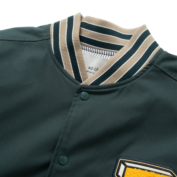 (JK407) 拼色棒球外套