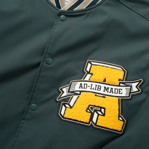 (JK407) 拼色棒球外套