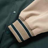 (JK407) 拼色棒球外套