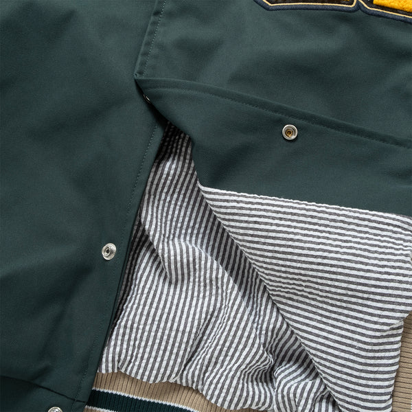 (JK407) 拼色棒球外套