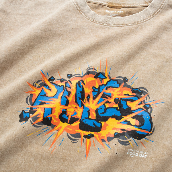 (ZT1771) Break The Rules Graphic Tee
