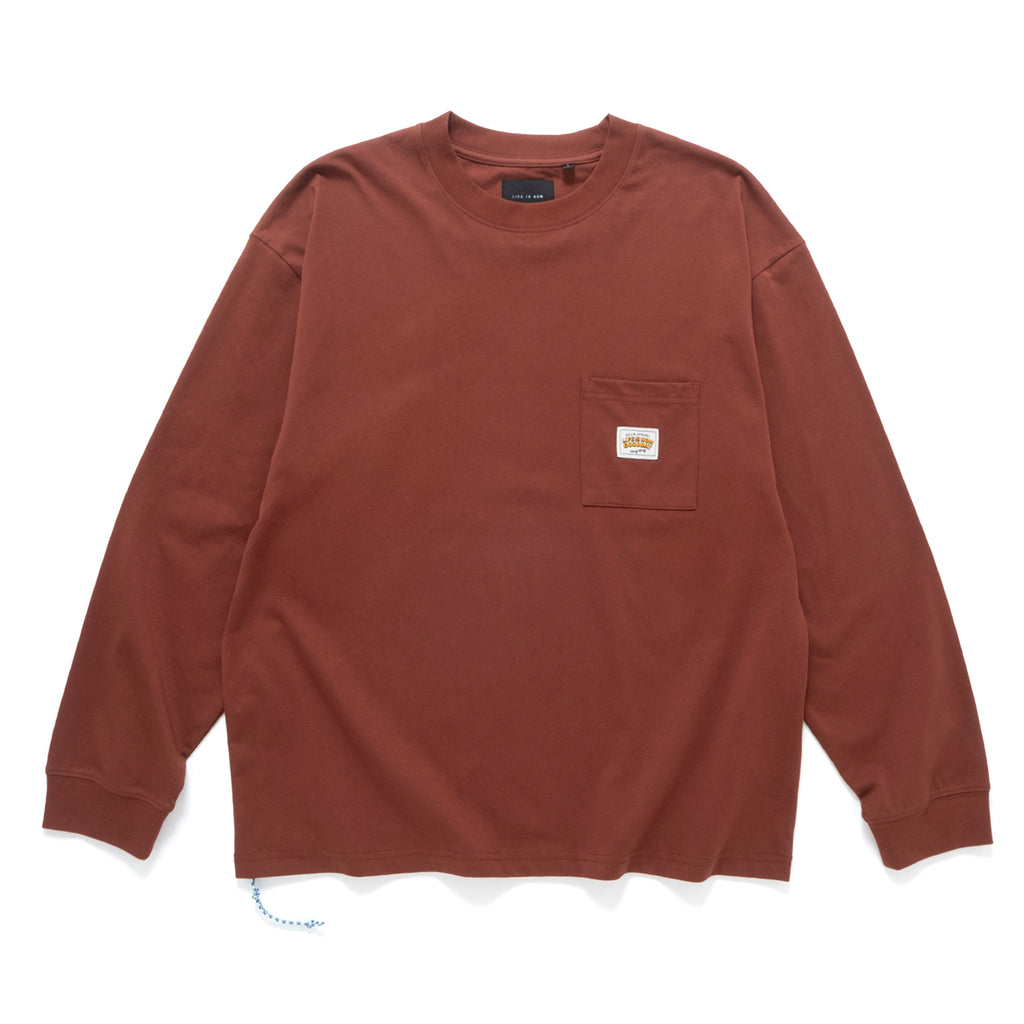 (YT1713) Anti Odor Drawstrings Long Sleeve Tee