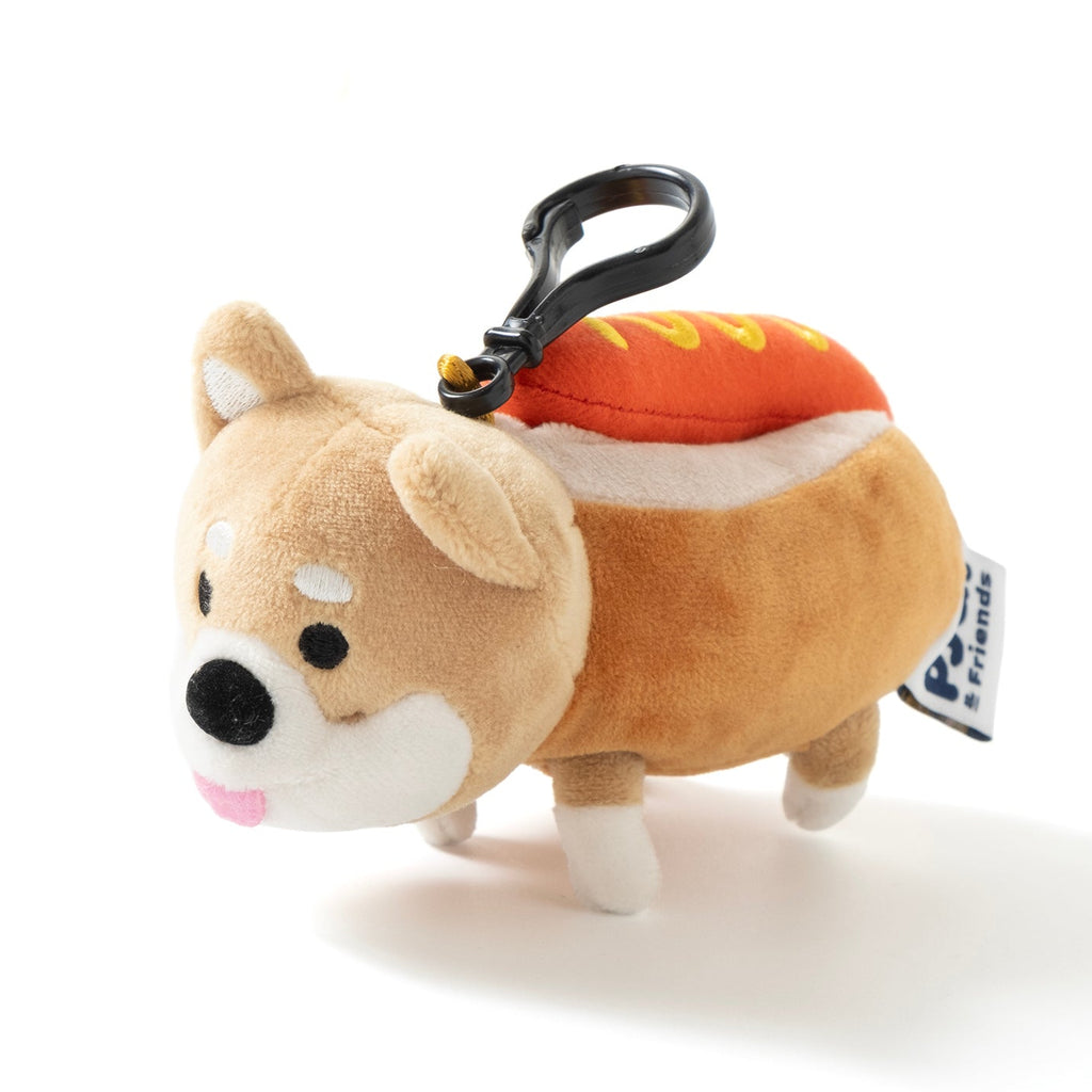 (AA544) Hotdog Doll Key Chain