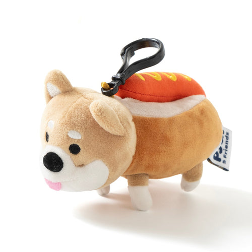 (AA544) Hotdog Doll Key Chain