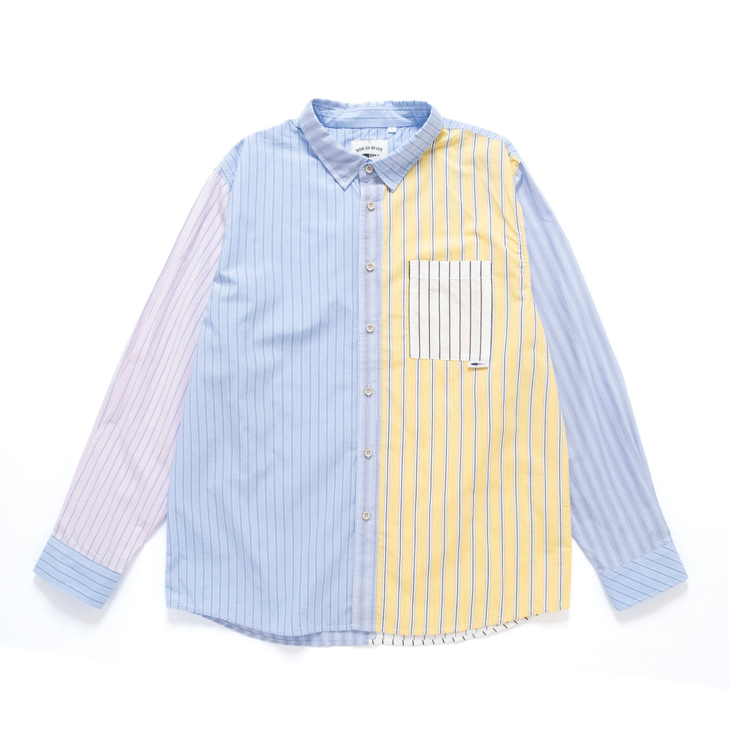 (ST477) Crazy Stripes Shirt