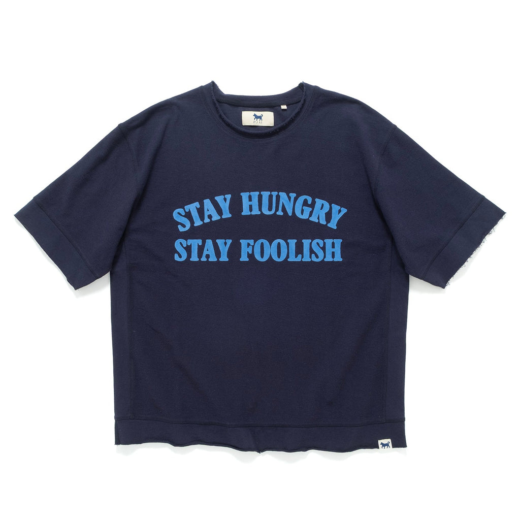 (TP1737) Flock Print Message Tee