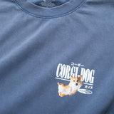 (ZT1779) Swimming Corgi 圖案長袖 Tee