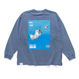(ZT1779) Swimming Corgi 圖案長袖 Tee