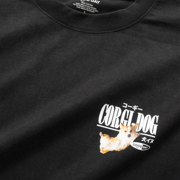 (ZT1779) Swimming Corgi 圖案長袖 Tee
